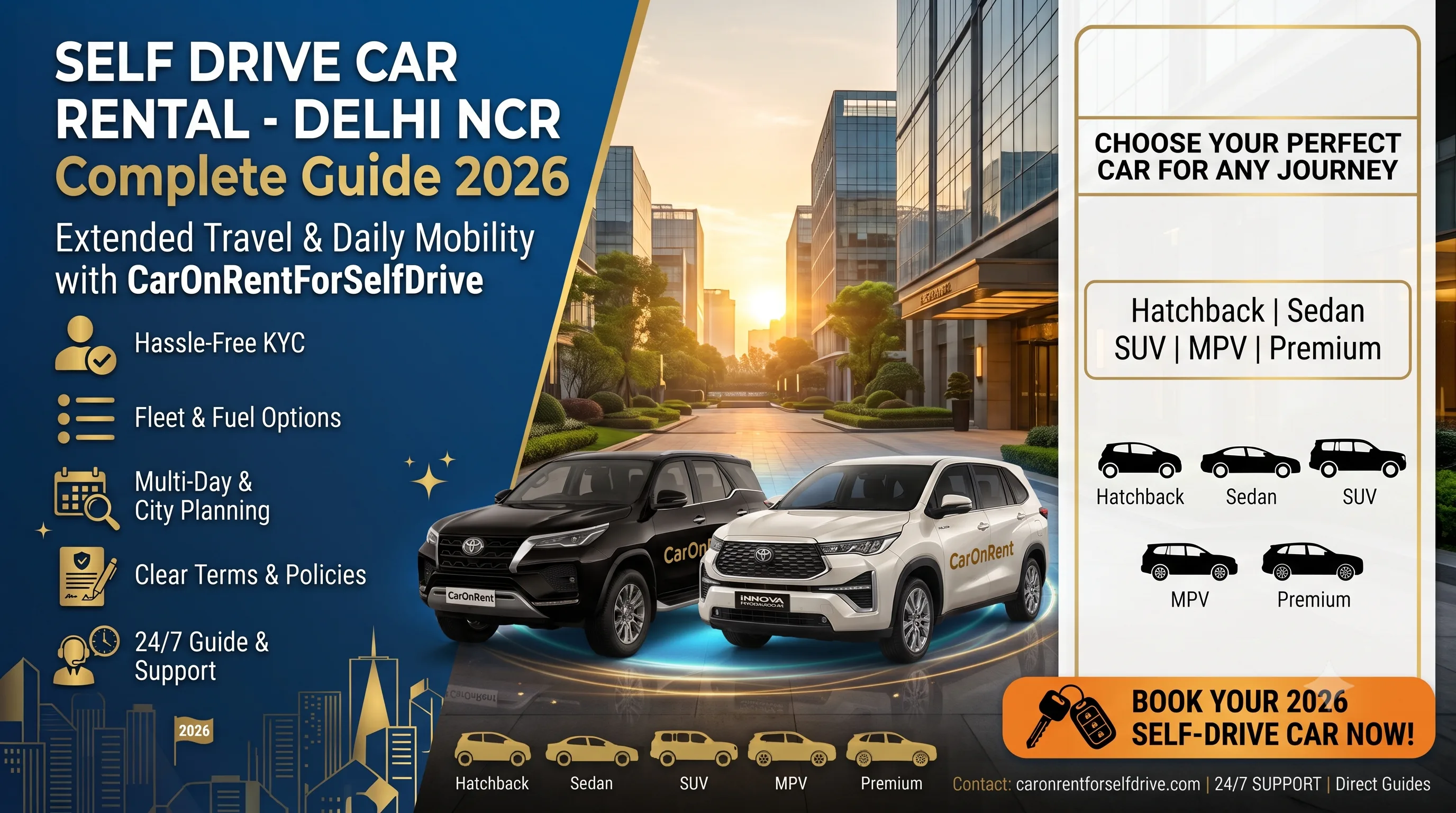 Self Drive Car Rental in Delhi NCR: Complete Guide 2026