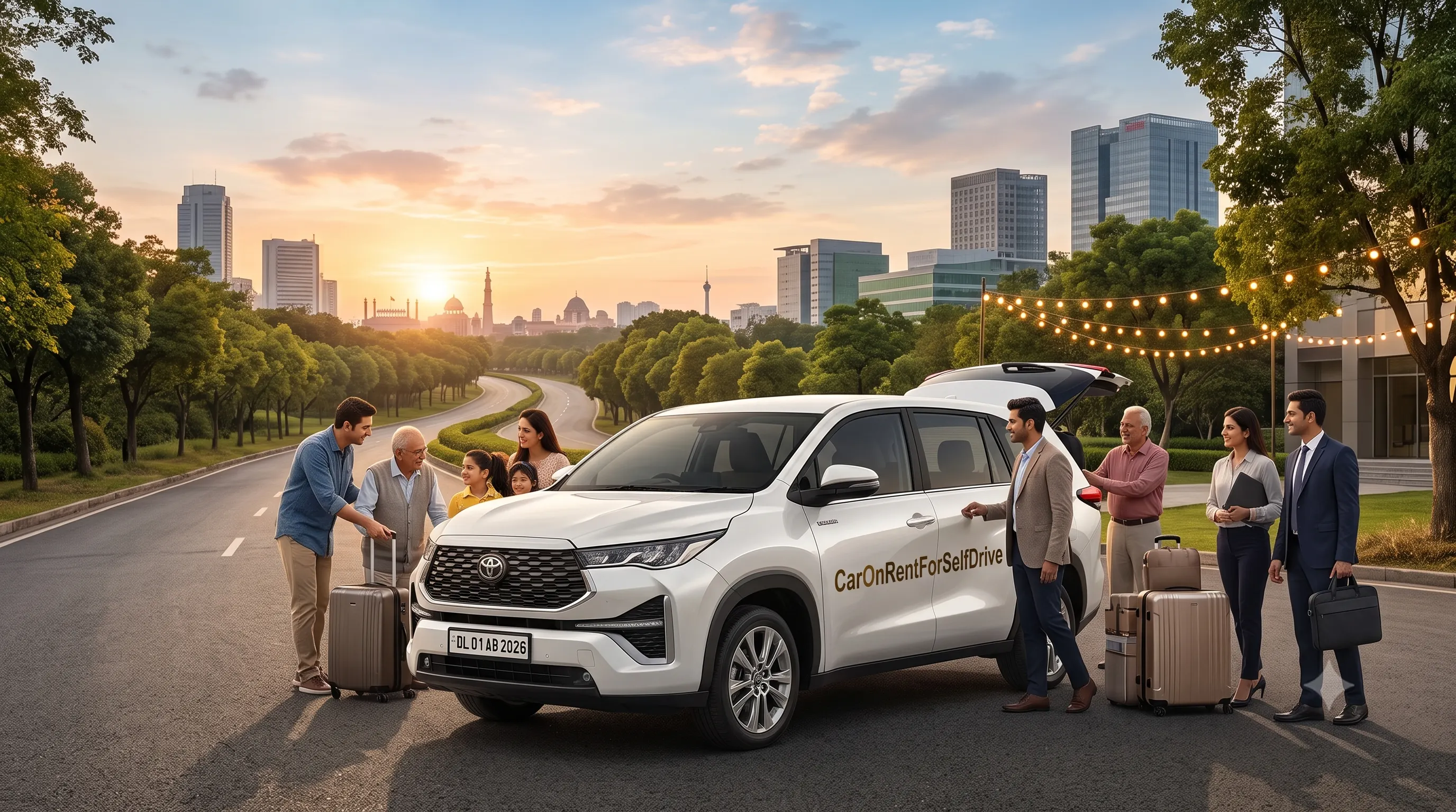Toyota Innova Hycross Rental in Delhi NCR