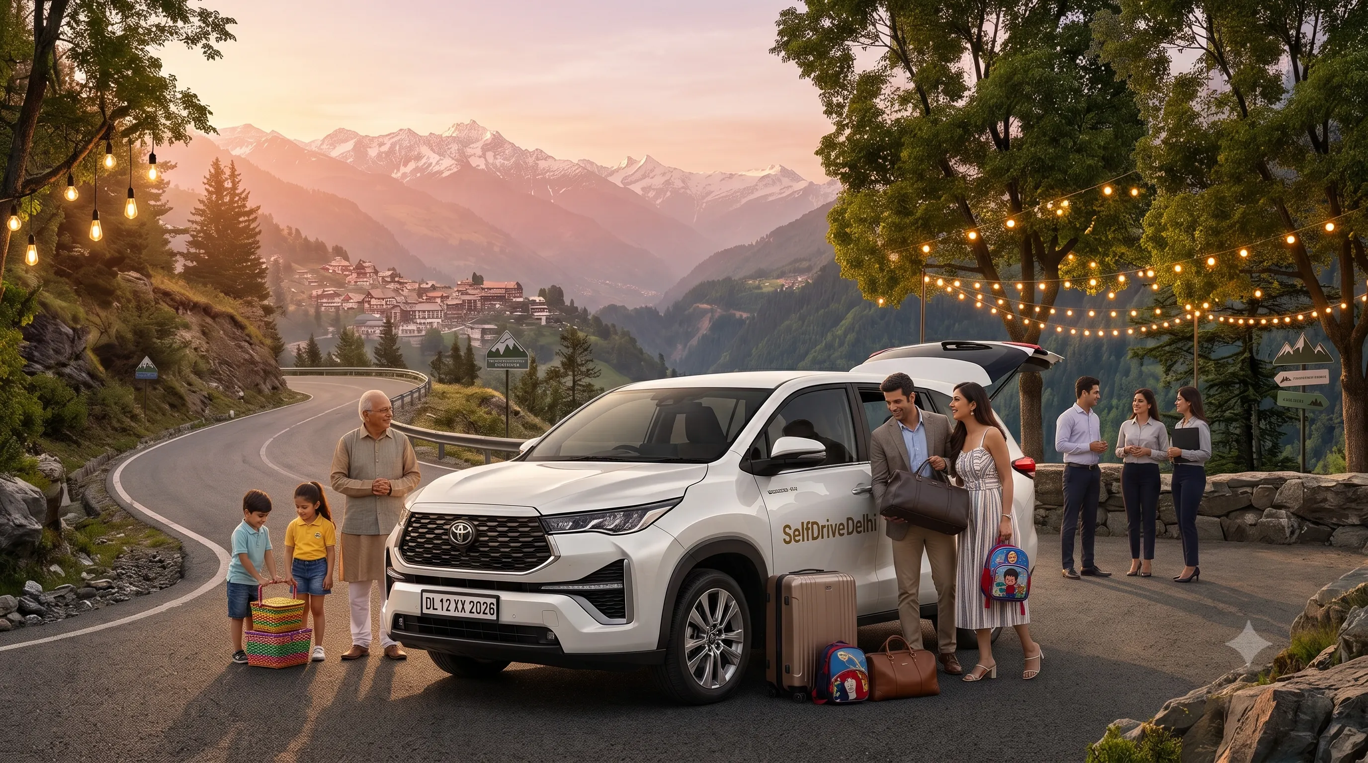 Toyota Innova Hycross Hybrid VX: Premium 7-Seater Rental | CarOnRentForSelfDrive